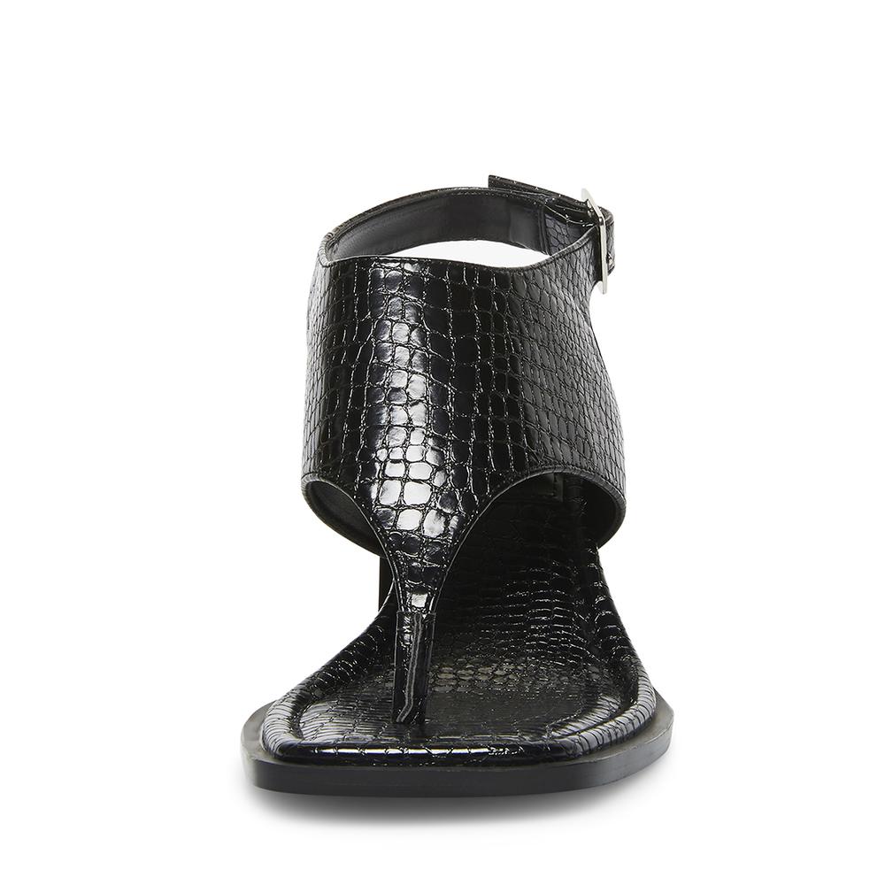 Steve Madden Women ALLURA BLACK CROCODILE