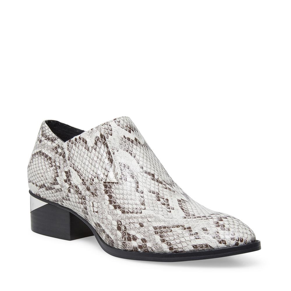 Steve Madden Women BARNETT BLACK/WHITE SNAKE