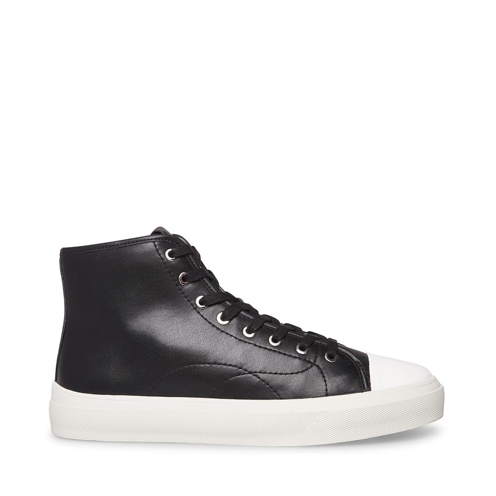 Steve Madden Men TYWIN BLACK LEATHER - Click Image to Close