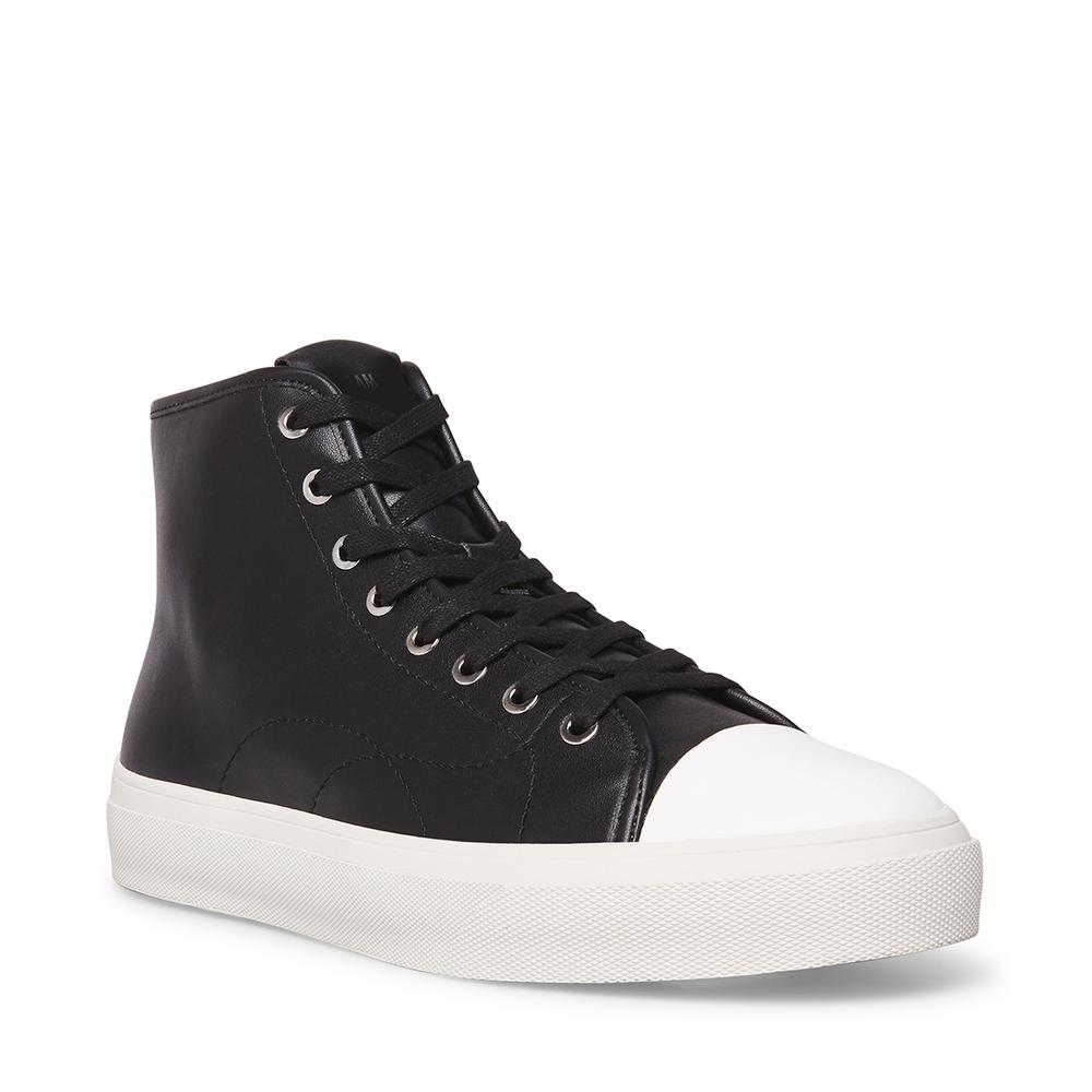 Steve Madden Men TYWIN BLACK LEATHER