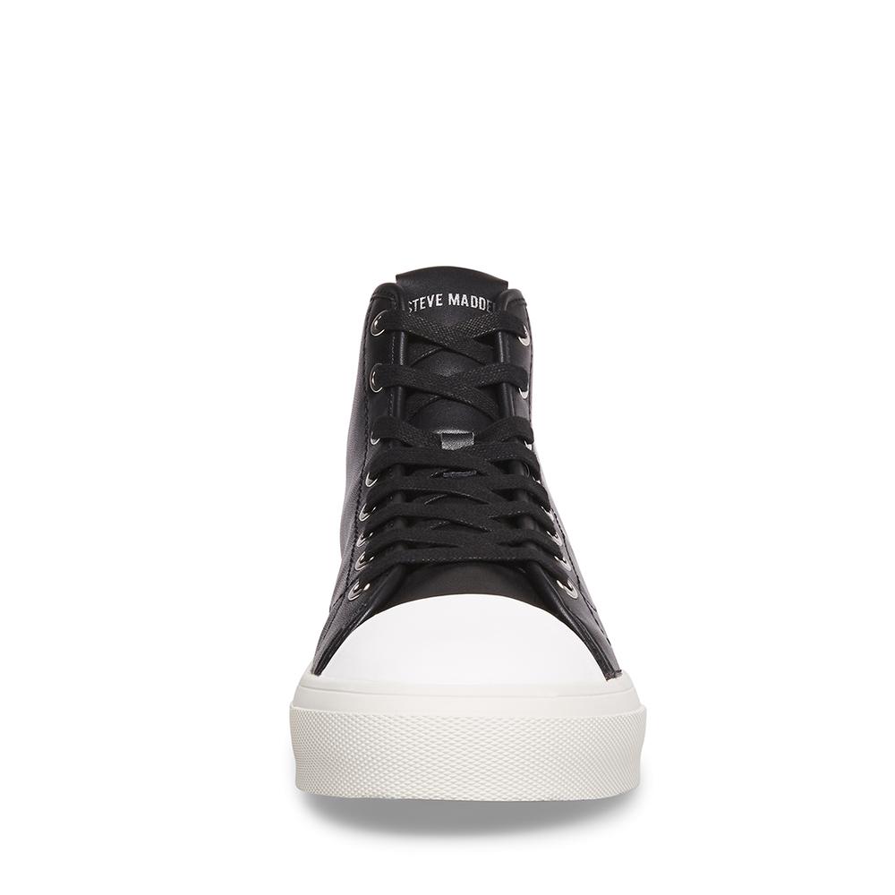 Steve Madden Men TYWIN BLACK LEATHER