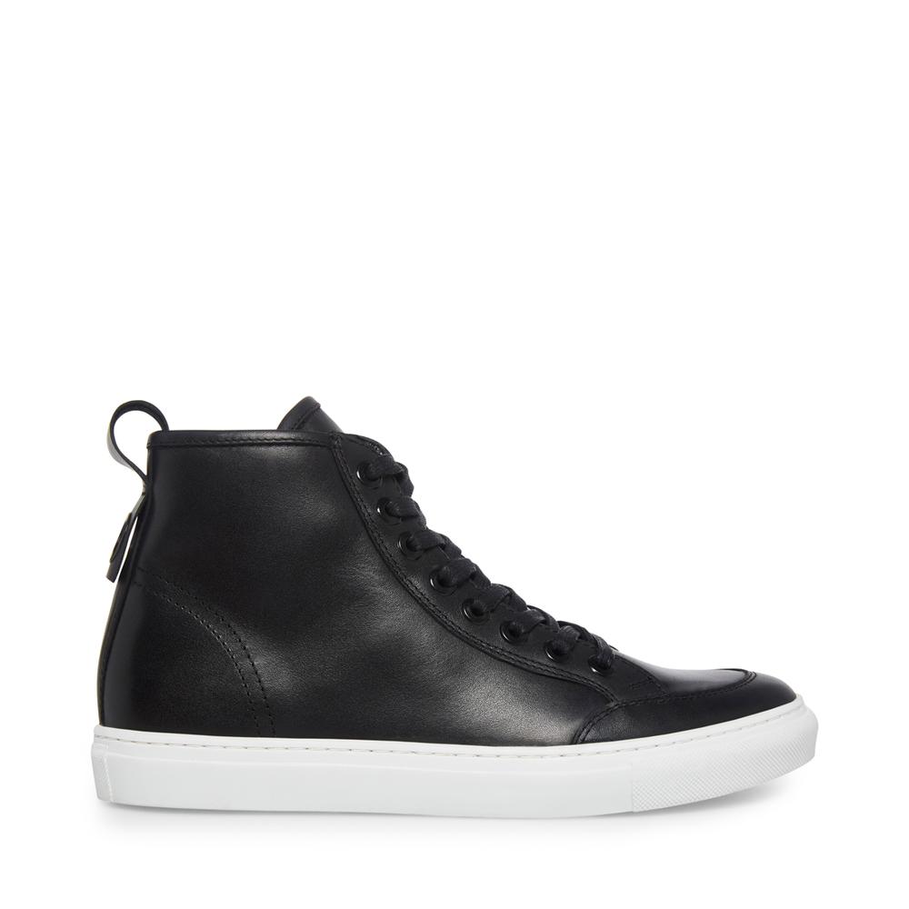 Steve Madden Men BRAGGING BLACK LEATHER