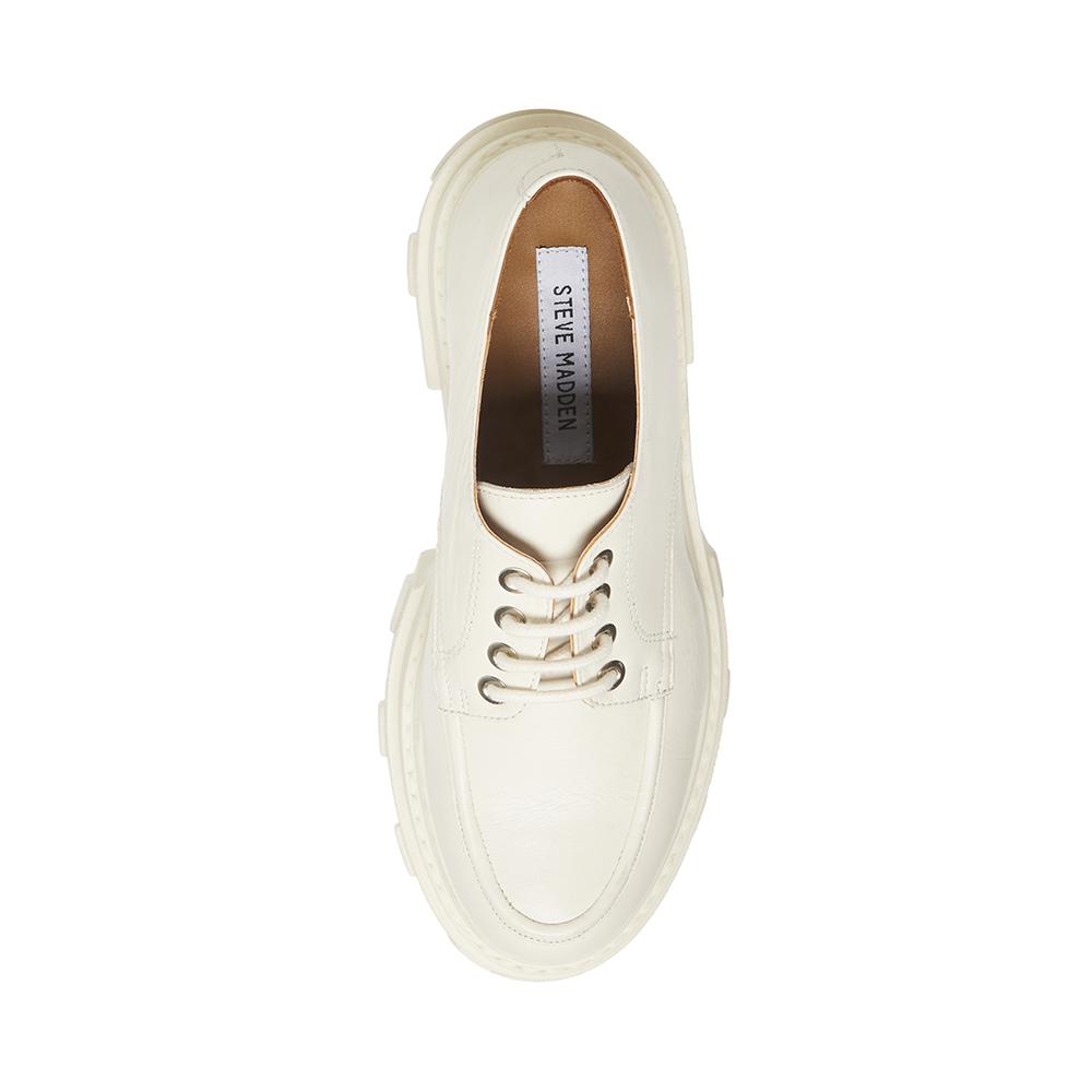 Steve Madden Women HELGA WHITE LEATHER