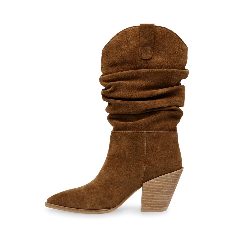 Steve Madden Women TEXANA CHESTNUT SUEDE