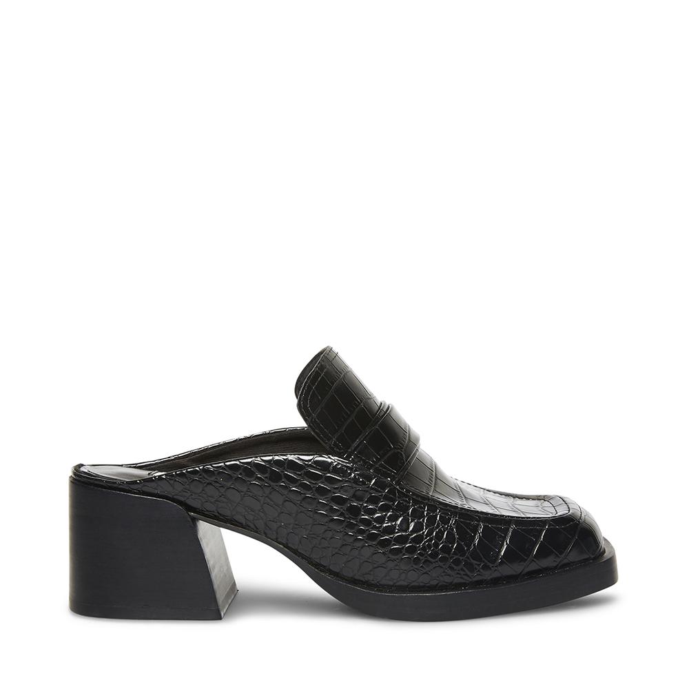 Steve Madden Women FANTINE BLACK CROCODILE - Click Image to Close