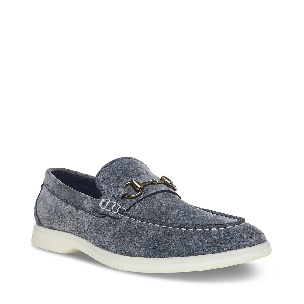 Steve Madden Men KELVIN BLUE SUEDE