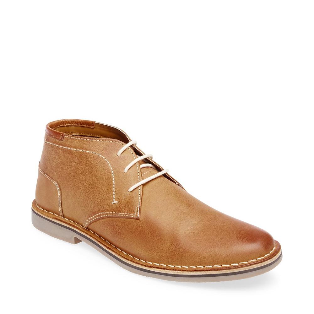 Steve Madden Men HARKEN TAN LEATHER