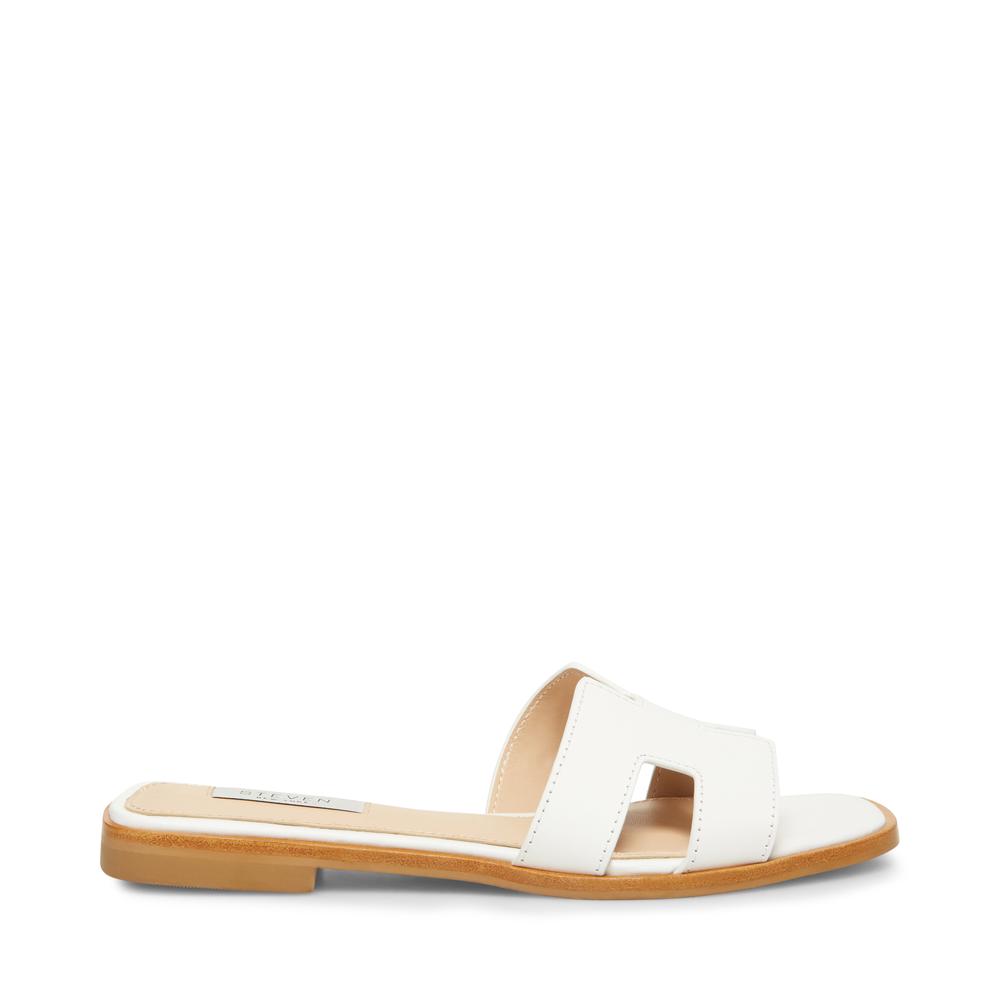 Steve Madden Women HADYN WHITE LEATHER - Click Image to Close