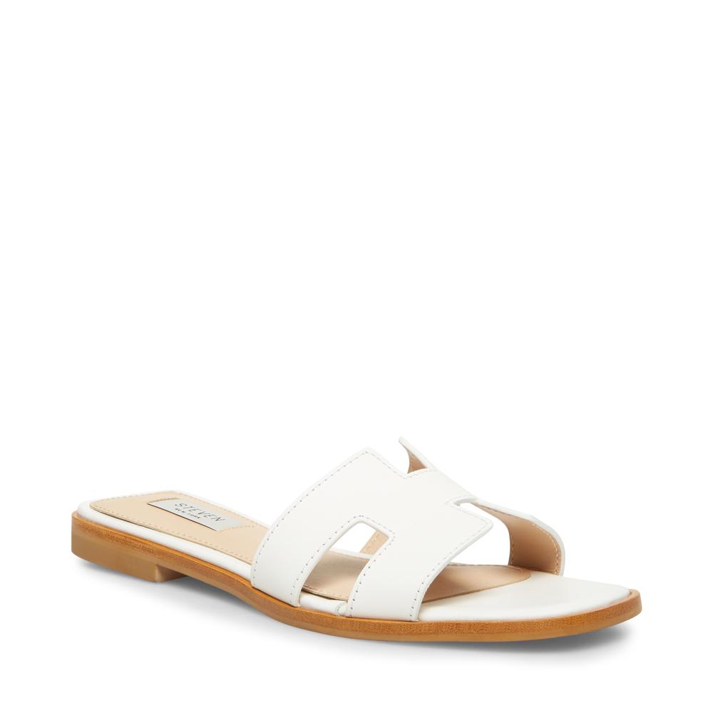 Steve Madden Women HADYN WHITE LEATHER