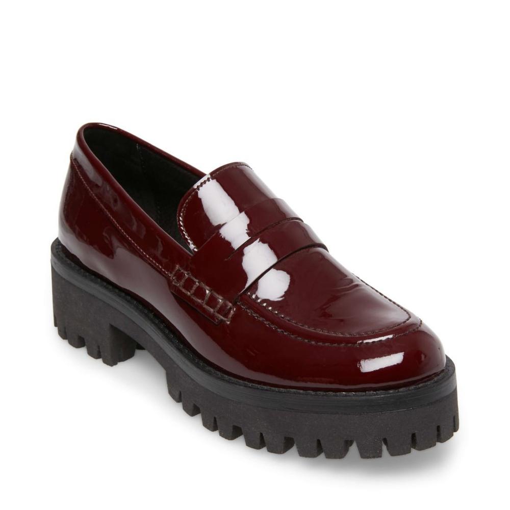 Steve Madden Women US-CLASS BURGUNDY PATENT