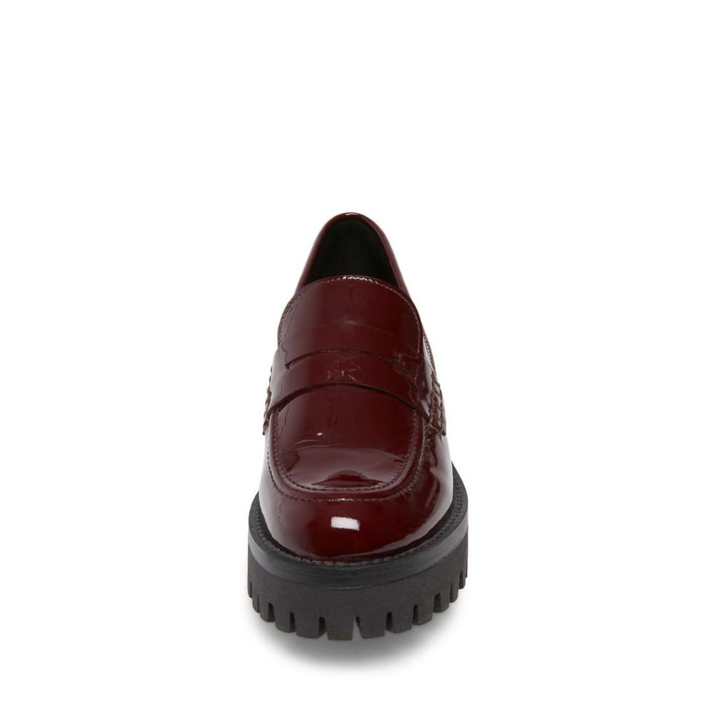 Steve Madden Women US-CLASS BURGUNDY PATENT