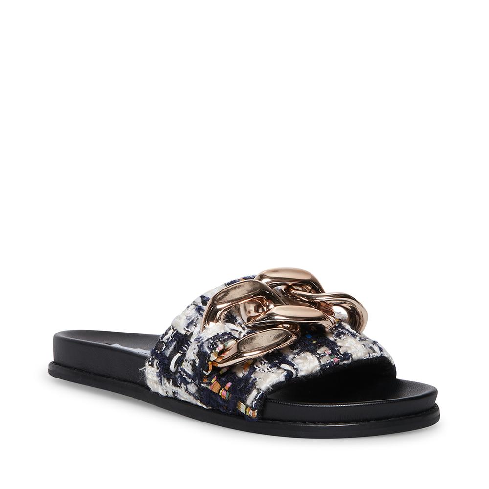 Steve Madden Women DELAY NAVY MULTI