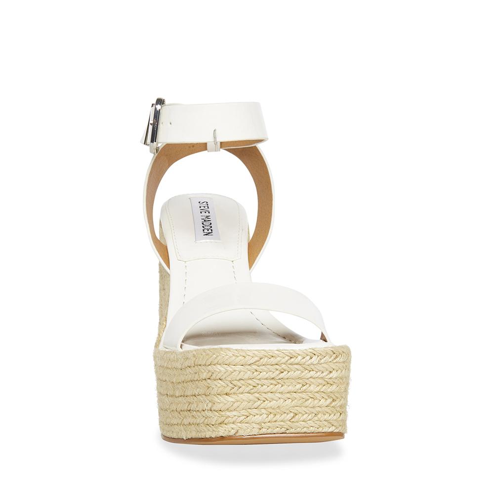 Steve Madden Women MALLANDRA WHITE PATENT