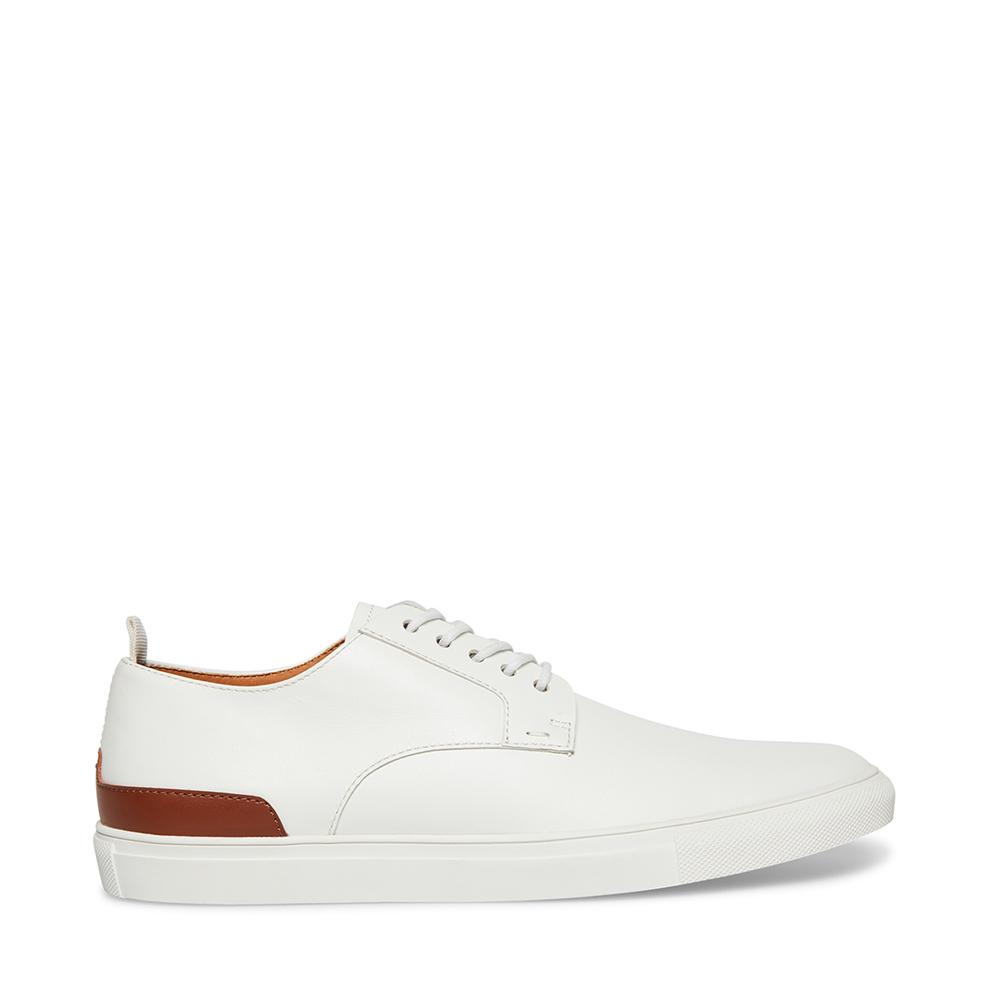 Steve Madden Men COLTT WHITE LEATHER - Click Image to Close