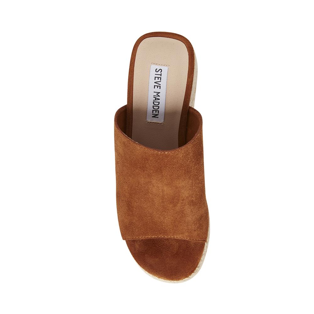 Steve Madden Women RAMPSTER RUST SUEDE