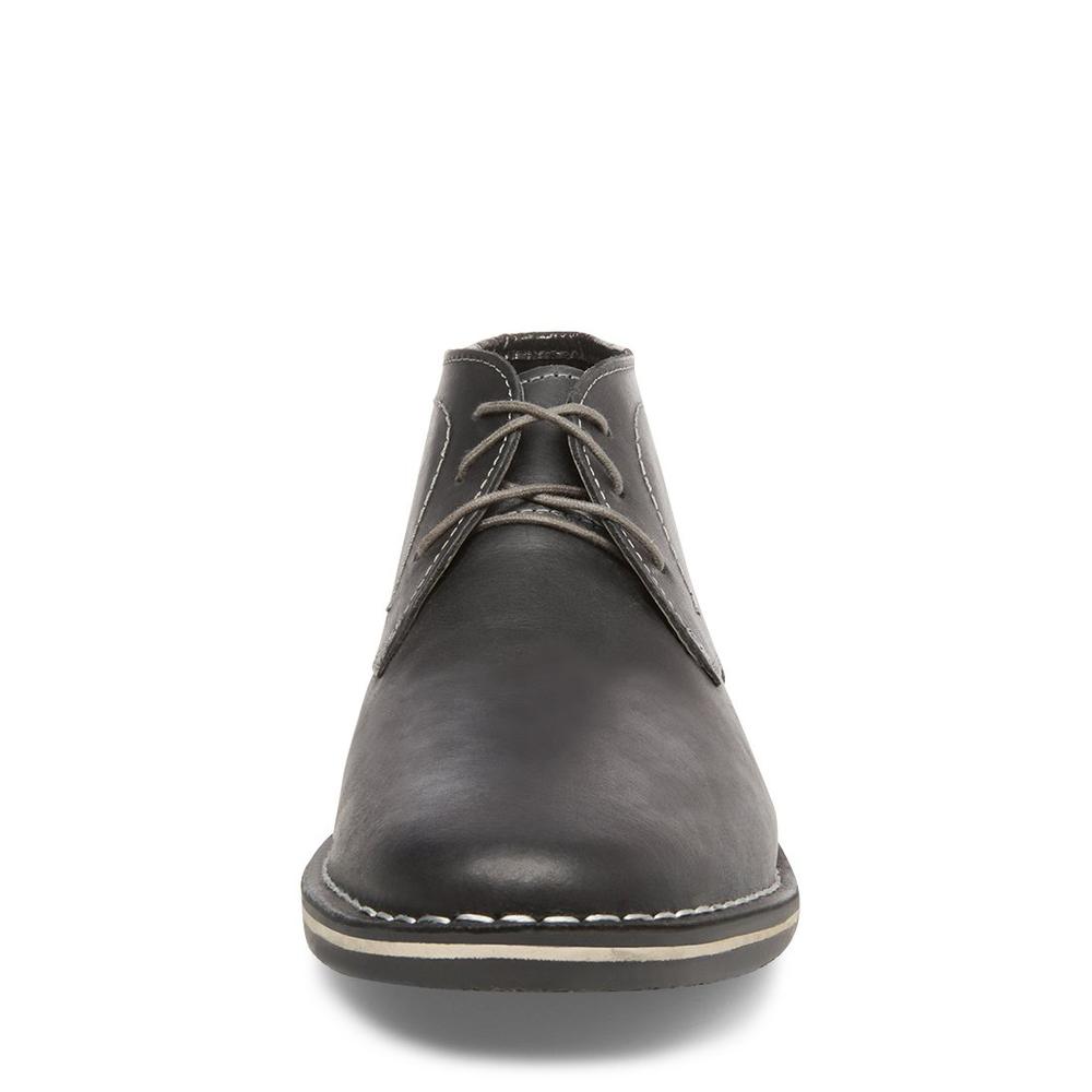 Steve Madden Men HARKEN BLACK LEATHER