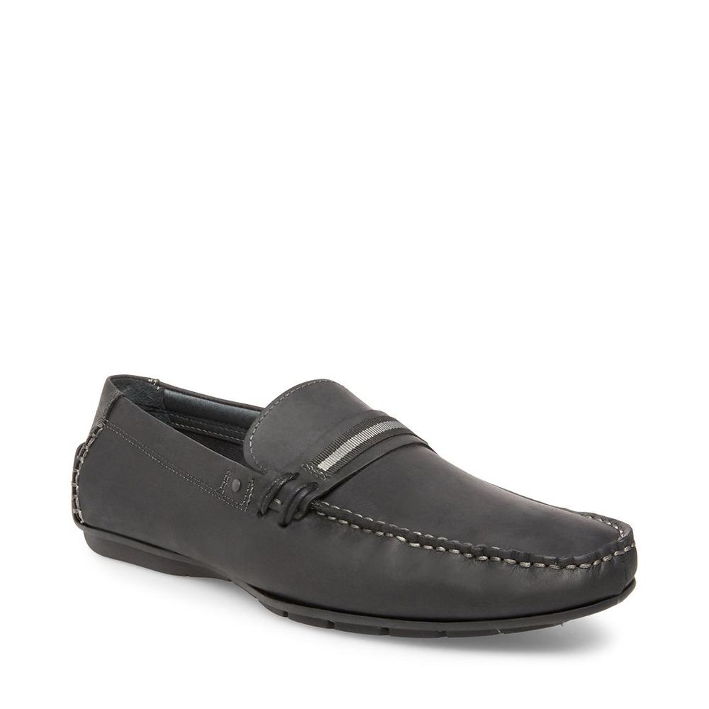 Steve Madden Men GRAB BLACK LEATHER