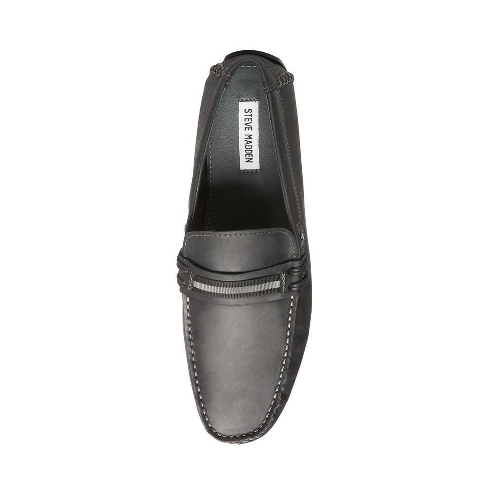 Steve Madden Men GRAB BLACK LEATHER