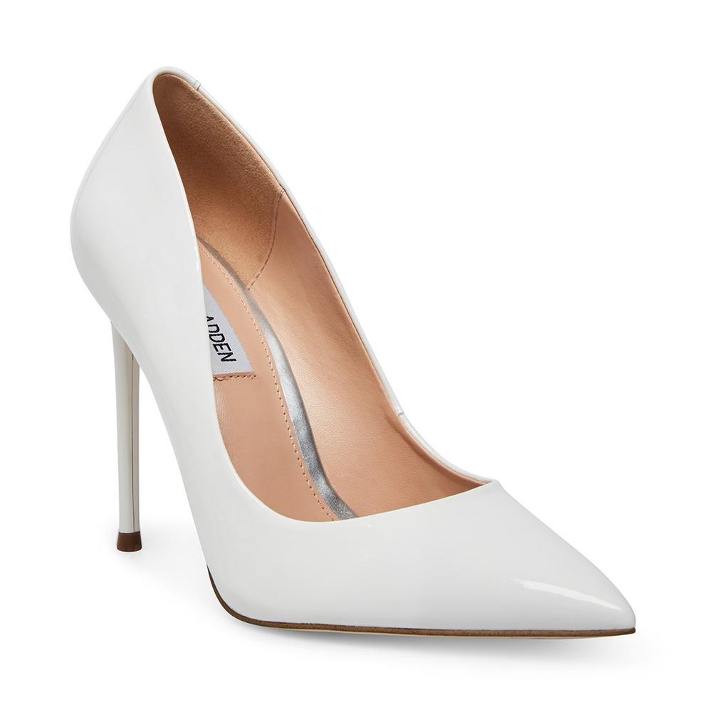 Steve Madden Women VALA WHITE PATENT